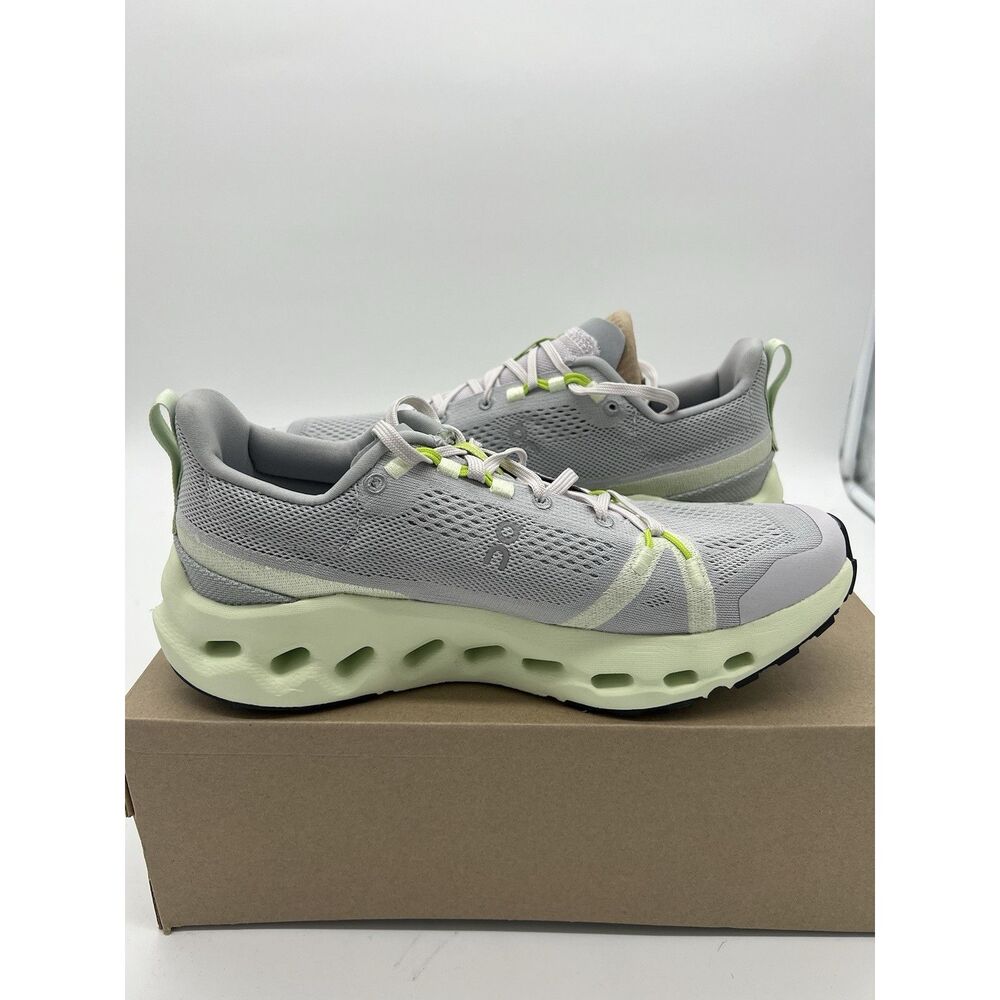 On Cloudsurfer Women's Size 8 Frost/Lima Trail Sh… - image 7